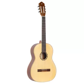  ORTEGA R121SN Klasszikus vékony nyakú gitár, 4/4-es méret, tokkal