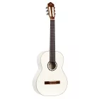 ORTEGA R121WH Klasszikus gitár, 4/4-es méret, fehér, tokkal