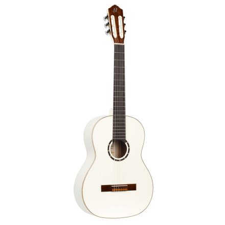 ORTEGA R121WH Klasszikus gitár, 4/4-es méret, fehér, tokkal
