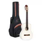 ORTEGA R121WH Klasszikus gitár, 4/4-es méret, fehér, tokkal