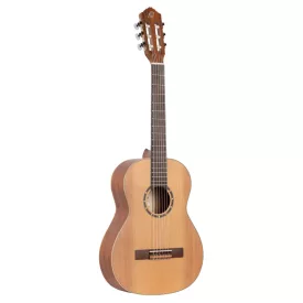   Ortega R122 Family sorozat 3/4 klasszikus gitár puhatokkal, natúr