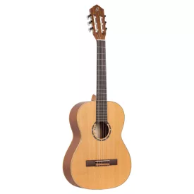  Ortega R122 Family sorozat 7/8 klasszikus gitár puhatokkal, natúr