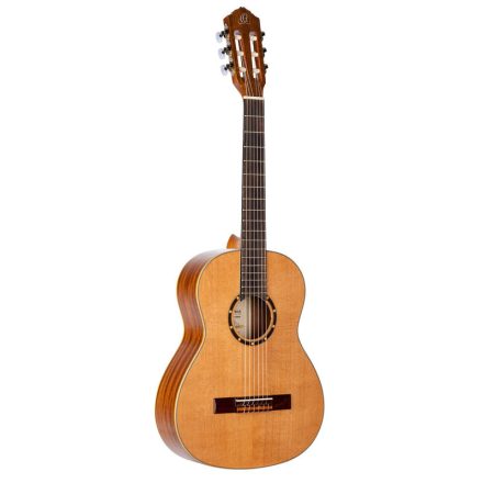 ORTEGA R122G-3/4 Klasszikus gitár, 3/4-es méret, fényes natúr, tokkal