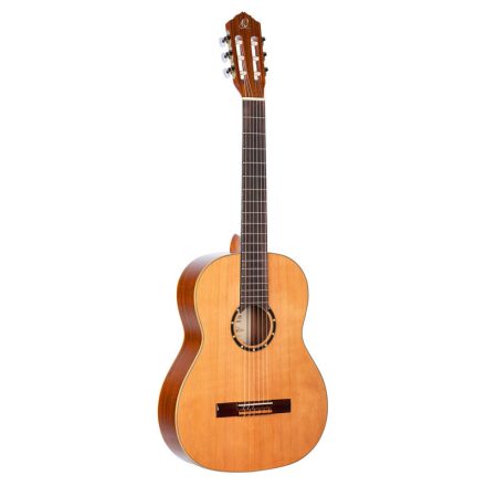 ORTEGA R122G Klasszikus gitár, 4/4-es méret, fényes natúr, tokkal