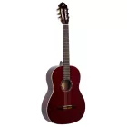ORTEGA R131SN-WR Klasszikus gitár, 4/4-es méret, vékony nyakú, vörös, tokkal