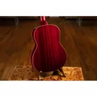 ORTEGA R131SN-WR Klasszikus gitár, 4/4-es méret, vékony nyakú, vörös, tokkal