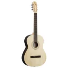 ORTEGA R16S Klasszikus gitár, 4/4-es méret, natúr, tokkal