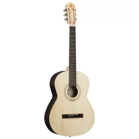 ORTEGA R16S Klasszikus gitár, 4/4-es méret, natúr, tokkal