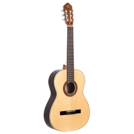 ORTEGA R210 Klasszikus gitár, 4/4-es méret, natúr, tokkal