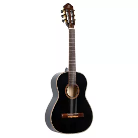   ORTEGA R221BK-3/4 Klasszikus gitár, 3/4-es méret, fekete, tokkal