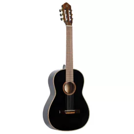   ORTEGA R221BK Klasszikus gitár, 4/4-es méret, fekete, tokkal