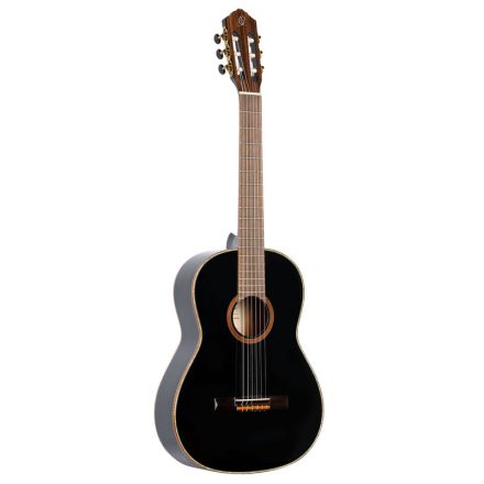 ORTEGA R221BK Klasszikus gitár, 4/4-es méret, fekete, tokkal