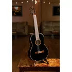 ORTEGA R221BK Klasszikus gitár, 4/4-es méret, fekete, tokkal