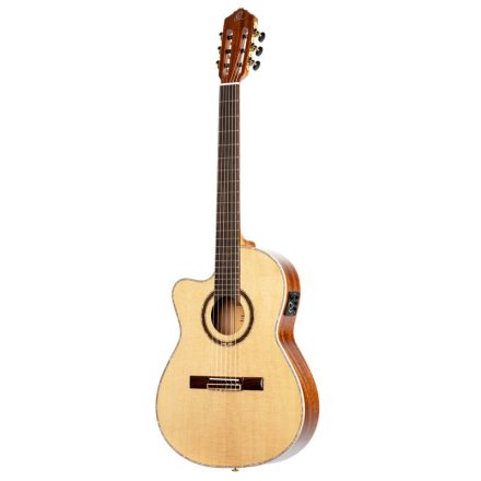 ORTEGA RCE138-T4-L  elektro-klasszikus gitár, vékony test, balkezes, tokkal