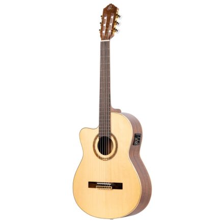 ORTEGA RCE138SN-L elektro-klasszikus gitár, balkezes, tokkal
