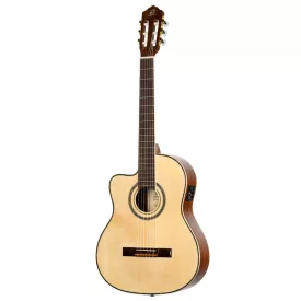   Ortega RCE141NT-L elektro-klasszikus gitár, balkezes, tokkal