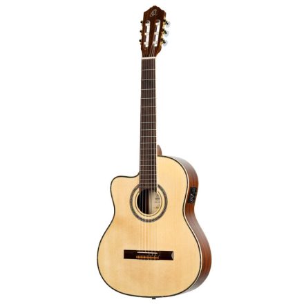ORTEGA RCE141NT-L elektro-klasszikus gitár, balkezes, tokkal
