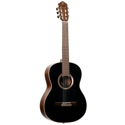 ORTEGA RE238SN-BKT elektro-klasszikus gitár, fekete, tokkal