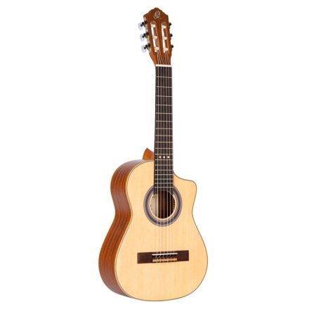 ORTEGA RQ25 klasszikus gitár, 1/2-es méret, natúr