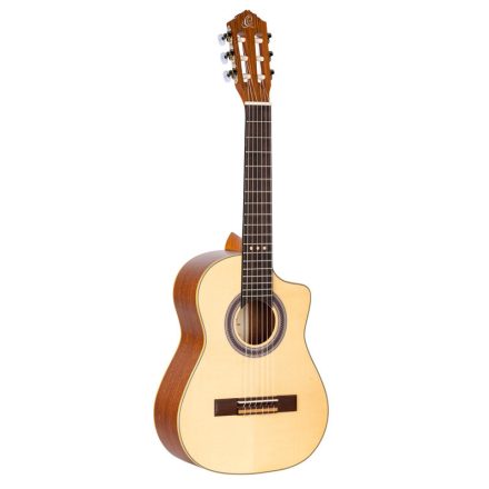ORTEGA RQ38 klasszikus gitár, 1/2-es méret, natúr