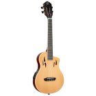 Ortega RTPS-U-NAT TourPlayer tenor ukulele elektronikával + tok