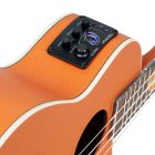 Ortega Halloween edition elektro-akusztikus koncert ukulele, Pumpkin Orange