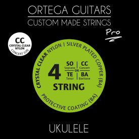 ORTEGA UKP-CC Ukulele húrkészlet, 4 húros