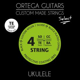 ORTEGA UKS-TE Ukulele húrkészlet, 4 húros
