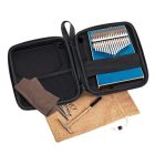 Ortega OKB4 Metallic Blue Sparkle 17 hangos Acacia kalimba