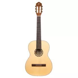   Ortega R121-7/8-L klasszikus gitár, natúr 7/8 méret, balkezes