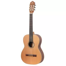   Ortega R122-7/8-L Balkezes klasszikus gitár, natúr, 7/8 méret