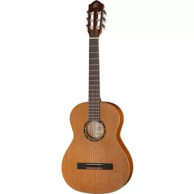   Ortega R122L-3/4 Balkezes klasszikus gitár, natúr, 3/4 méret