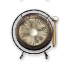 Paiste 10 Deco gong állvánnyal