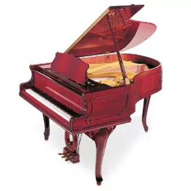   Petrof P173 Breeze Chippendale zongora, mahagóni magasfényű