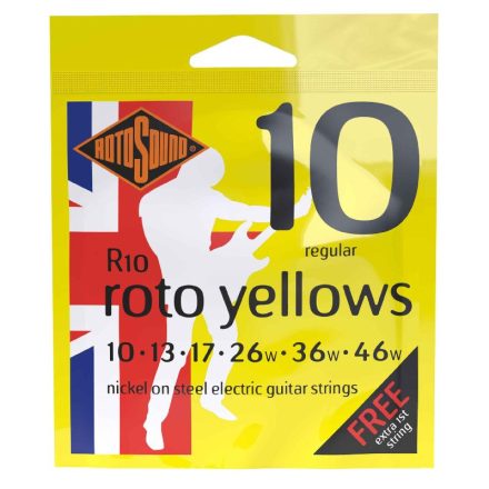 Rotosound R10 nikkel elektromos gitár húrkészlet, regular