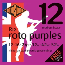   Rotosound R12 nikkel elektromos gitár húrkészlet, medium heavy