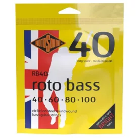 Rotosound RB40 basszusgitár húr készlet, nikkel