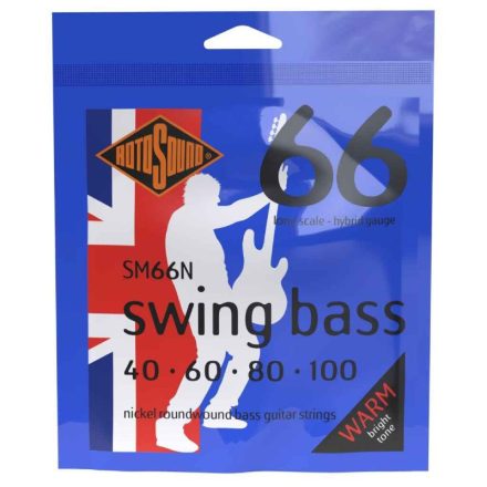 Rotosound SM66N Basszusgitár húrkészlet, nikkel hybrid, 40-100