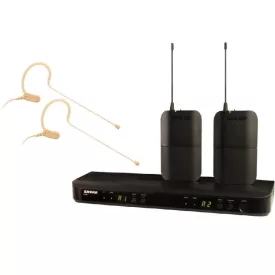   Shure BLX Dupla Presenter szett MX153T/O-TQG fülmikrofonokkal