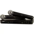Shure BLX Dupla vokál szett, SM58 mikrofonfejjel