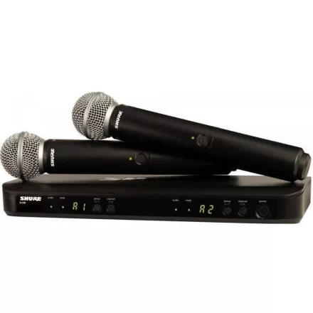 Shure BLX Dupla vokál szett, SM58 mikrofonfejjel