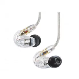   Shure SE215-CL fülhallgató, cserélhető kábel, átlátszó