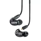 Shure SE215K fülhallgató, cserélhető kábel, fekete