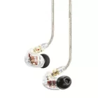 Shure SE535-CL-EFS fülhallgató, cserélhető kábellel, átlátszó
