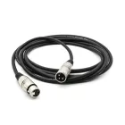 SILK ROAD mikrofonkábel, 5m, fekete, XLR-XLR