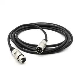 SILK ROAD mikrofonkábel, 5m, fekete, XLR-XLR