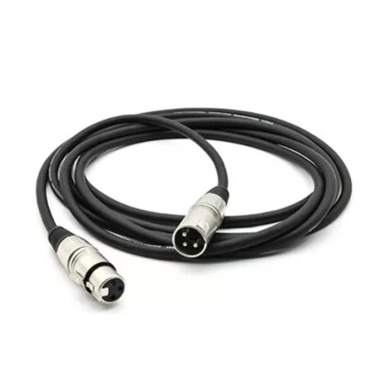 SILK ROAD mikrofonkábel, 5m, fekete, XLR-XLR