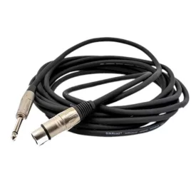 SILK ROAD mikrofonkábel, 5m, fekete, XLR-JACK