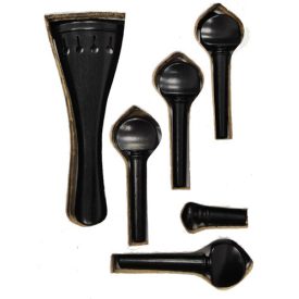   AcuraMeister 4/4 hegedű tartozék szett 6db-os, ébenfa - MNSRS602