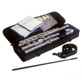   Trevor James 10x kanyarfejes fuvola, ezüst szájrész, zárt